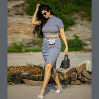 Gray Co-ord Set | One-Piece Exclusive