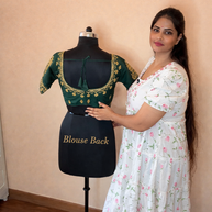 Emerald Bridal Embroidered Blouse