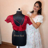 Rani Pink Shimmer Sequence Blouse