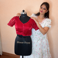Rani Pink Shimmer Sequence Blouse