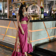 VASTRAYAM | Indo-Western Fusion Set with Shrug – Exclusive One Piece