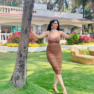 Chocolate Brown Flow Dress – Vacation Edit
